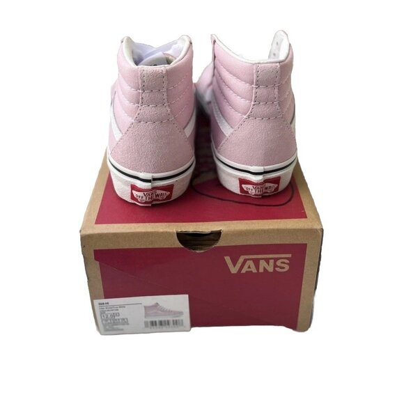 Vans SK8-Hi High-Top Skate Shoes Lilac Snow True White Size 12 Kids NIB - Picture 13 of 14